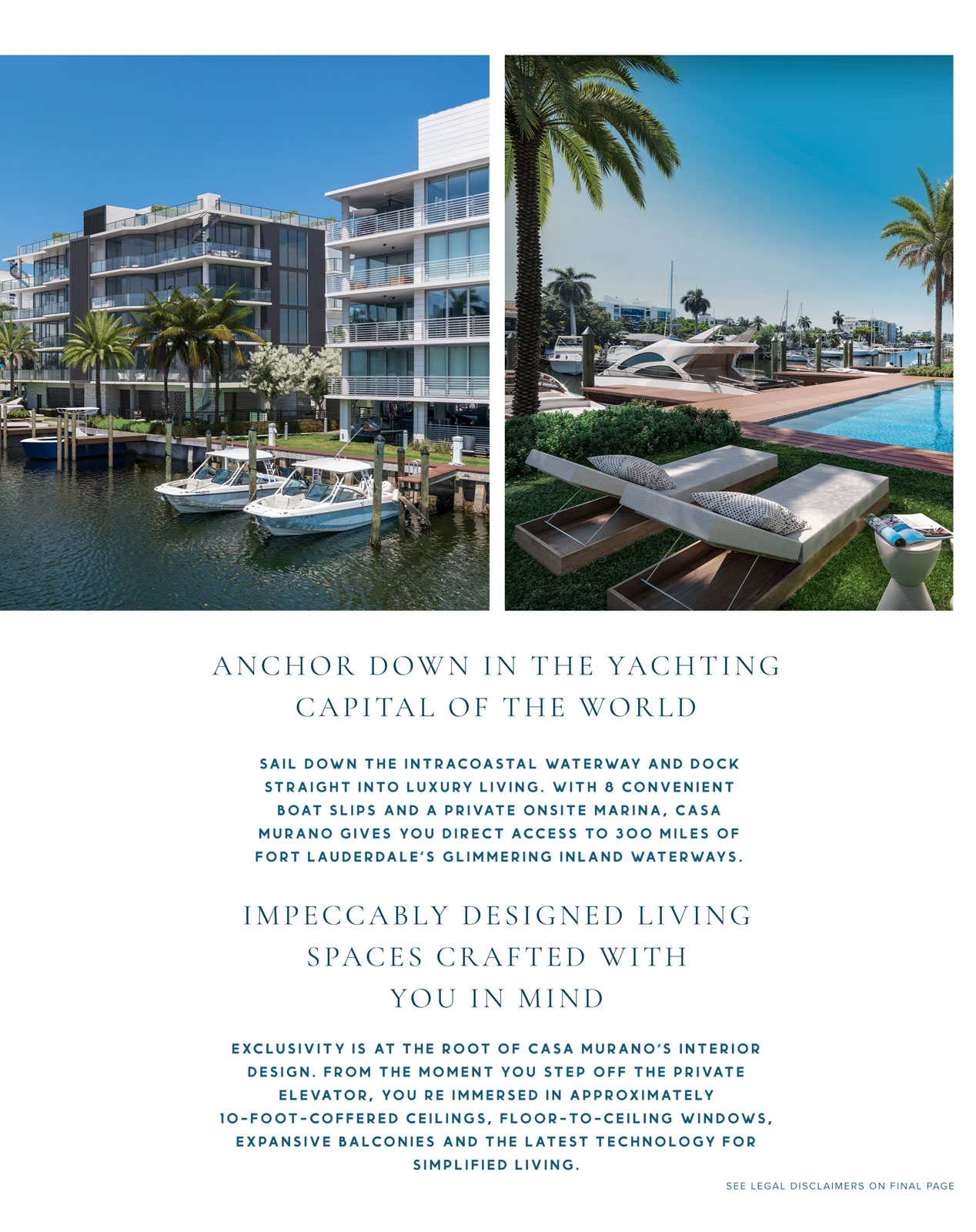 Brochure Image about Anchoring Down in the Yachting Capital of the World